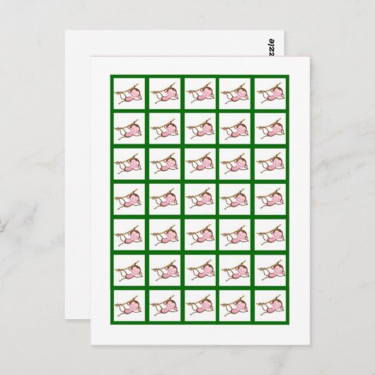 Bingo Kaart Markers Monkey Swing Oerwoud Safari Zo (Voorkant / Achterkant)