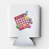 BINGO-Kaart met BINGO Balls Blikjeskoeler (Achterkant)