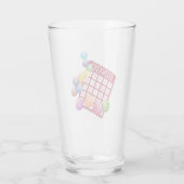 BINGO-Kaart met BINGO Balls Glas (Achterkant)