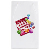 BINGO-Kaart met BINGO Balls Klein Cadeauzakje (Achterkant)