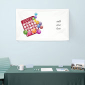 BINGO-Kaart met BINGO Balls Spandoek (Beurs)