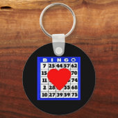 Bingo-Kaart met de Keychain van het Hart (Voorkant)
