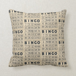  Bingo Kaart Pattern Pillow Kussen
