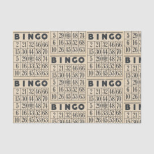  Bingo Kaart Weefpapier Tissuepapier