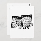 Bingo kaarten chips spel kunst illustratie (Voorkant / Achterkant)