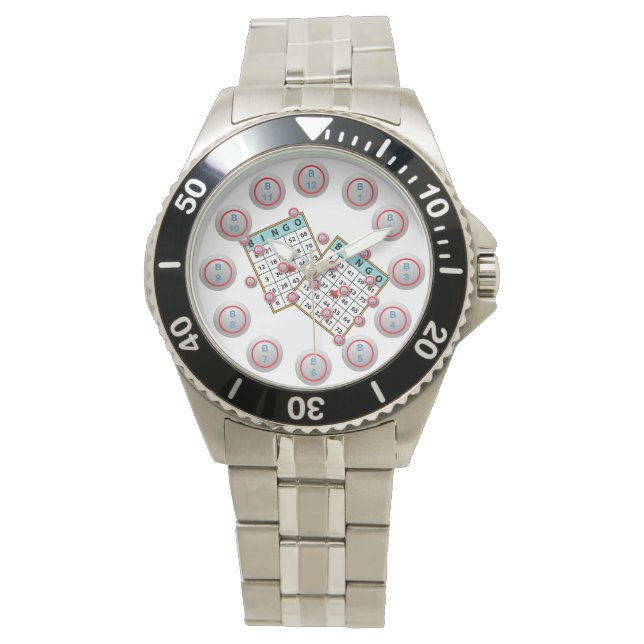 Bingo Kaarten en Ballen Horloge (Voorkant)