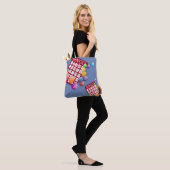 Bingo-kaarten en markeertekens afdrukken Canvas ta Tote Bag (Op model)