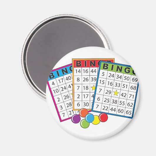 Bingo Kaarten Magneet (Voorkant / Achterkant)