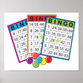 Bingo Kaarten Poster (Voorkant)