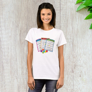 Bingo Kaarten Vrouwen T-shirt