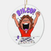 Bingo Keramisch Ornament (Links)
