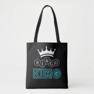 Bingo King Witty Gambling Humor Draagtas