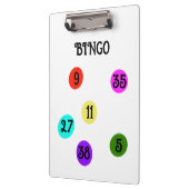 BINGO-klembord — kleurig Klembord (Links)