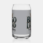 Bingo Légende couronnée dans la typographie rétro  (Gauche)