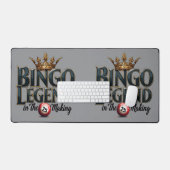 Bingo Légende couronnée dans la typographie rétro  (Clavier et souris)