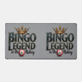 Bingo Légende couronnée dans la typographie rétro  (Recto)