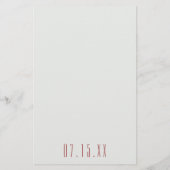 BINGO-liefhebber voor bruiloft in pinks en lavende Flyer (Achterkant)