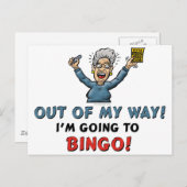Bingo Lovers Briefkaart (Voorkant / Achterkant)