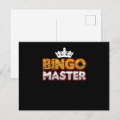 Bingo Master Lucky Game Player Gambler Gi Briefkaart (Voorkant / Achterkant)