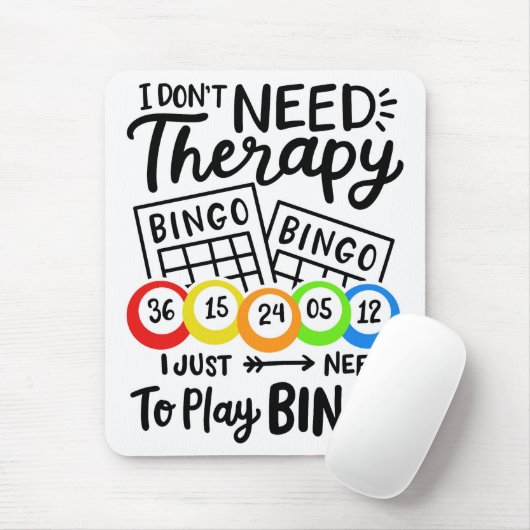 Bingo-Mousepad Muismat (Met muis)