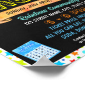 Bingo nacht sjabloon poster (Hoek)