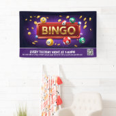 Bingo Nachtbanner PTO PTA Kerkbanner Spandoek (Insitu)