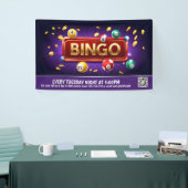 Bingo Nachtbanner PTO PTA Kerkbanner Spandoek (Beurs)