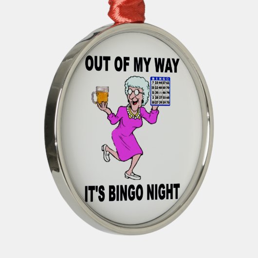 BINGO NGHT METALEN ORNAMENT (Rechts)