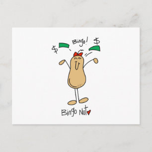 Bingo Noten T-shirts en Cadeaus Briefkaart