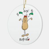 Bingo Nut T-shirts en geschenken Keramisch Ornament (Links)