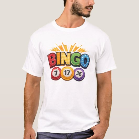 BINGO Patchwork Appliqué  T-shirt (Voorkant)