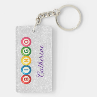 Bingo Personalized Keychain