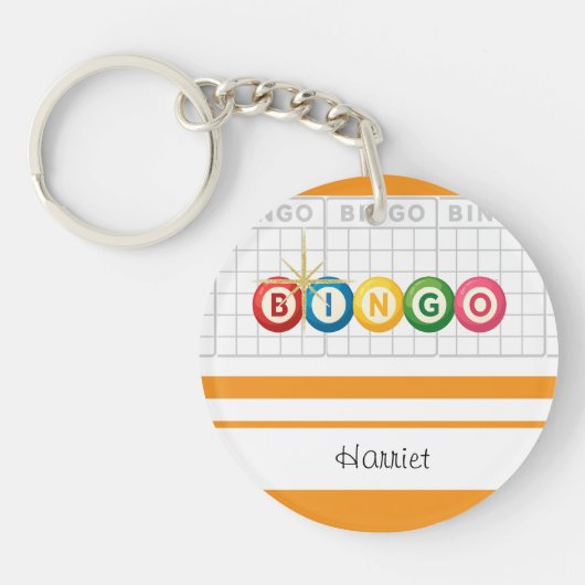 Bingo Personalized Keychain (Voorkant)