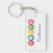 Bingo Personalized Keychain (Voorkant)