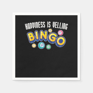 Bingo Player Balls Lucky Number Servet