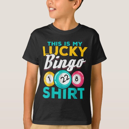 Bingo Player dit is mijn Lucky Bingo Funny Bingo m T-shirt (Voorkant)