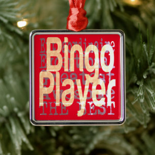 Bingo Player-extraordinaire Metalen Ornament