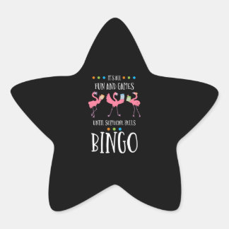 Bingo Player, Flamingo, Bingo Balls Ster Sticker