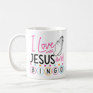 Bingo Player Jesus Faith Christelijk I Love Jesus Koffiemok