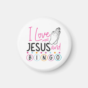 Bingo Player Jesus Faith Christelijk I Love Jesus Magneet
