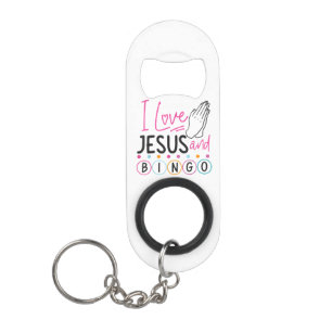 Bingo Player Jesus Faith Christelijk I Love Jesus Mini Flessenopener