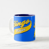 Bingo Player-Mok Tweekleurige Koffiemok (Voorkant links)