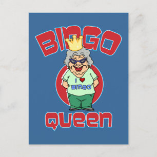 Bingo Queen - Aanpassen Briefkaart