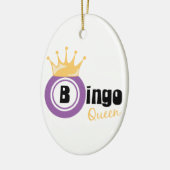 Bingo Queen Keramisch Ornament (Links)