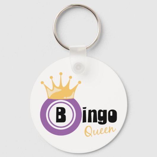 Bingo Queen Sleutelhanger (Voorkant)