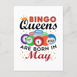 Bingo Queens wordt in mei geboren Briefkaart