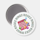 bingo rocks magneet (Voorkant / Achterkant)
