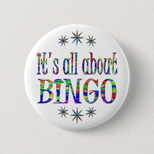 BINGO RONDE BUTTON 5,7 CM (Voorkant)
