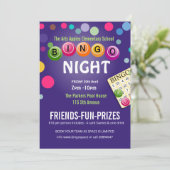 Bingo soirée de collecte de fonds invitations (Debout devant)