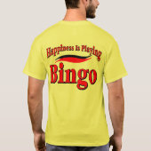 Bingo spelen t-shirt (Achterkant)